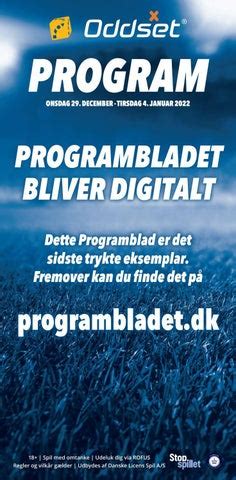 programbladet dk|Oddset Programblad 805 by Danske Spil .